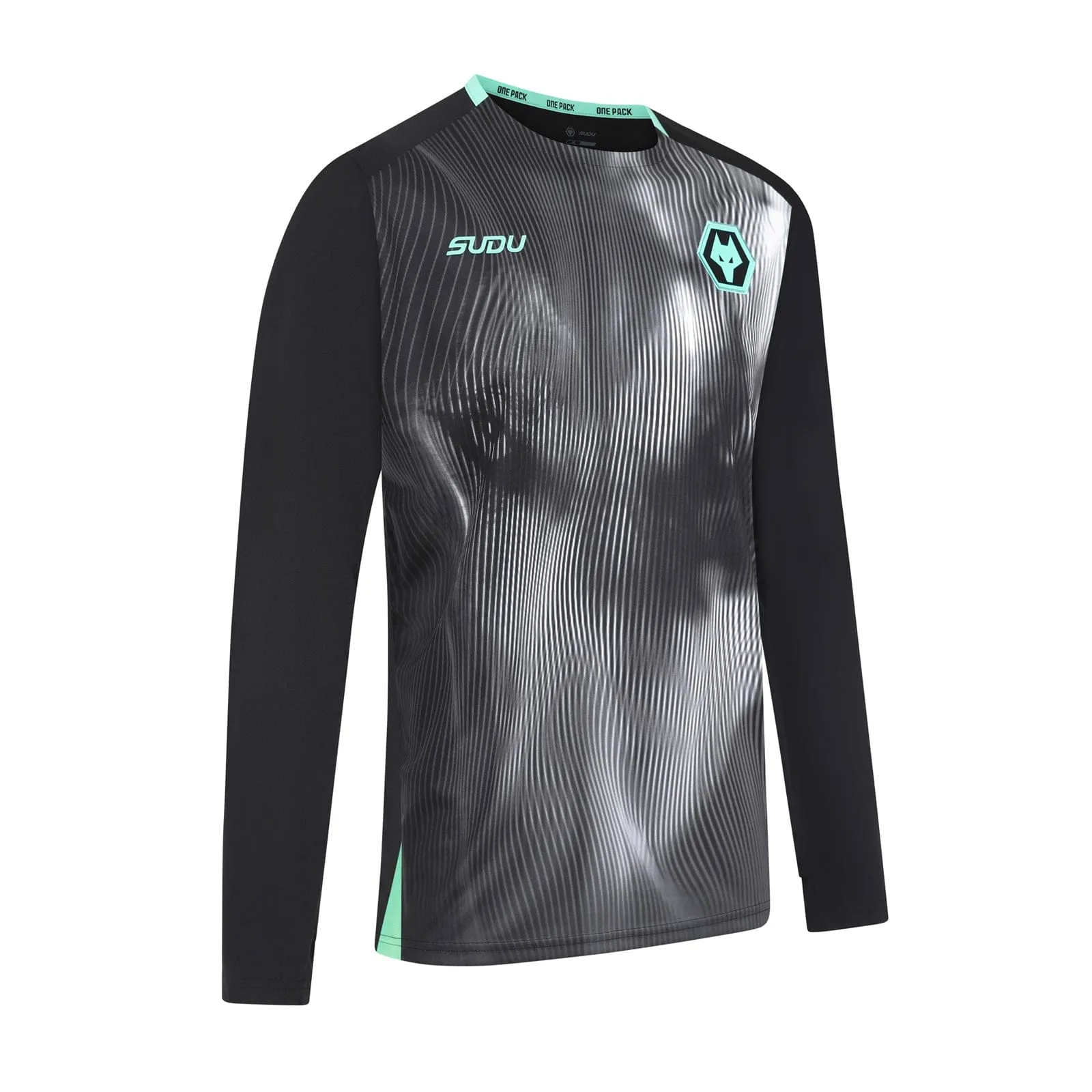 2024-25 Wolves Coaches Training Long Sleeved T-Shirt - Black