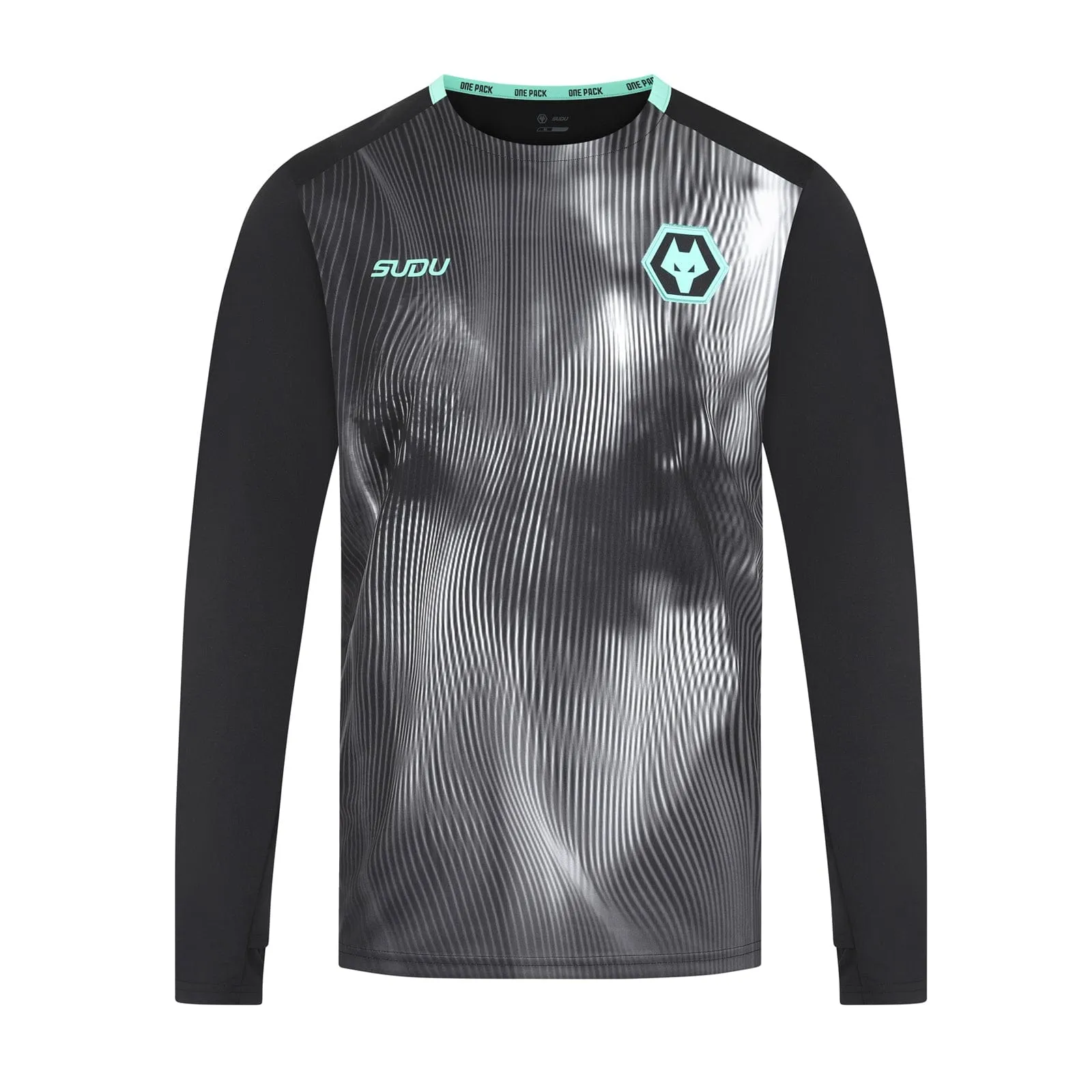 2024-25 Wolves Coaches Training Long Sleeved T-Shirt - Black