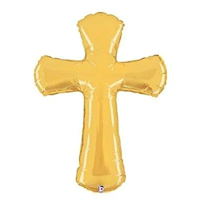 44" Cross Shaped Mylar Balloon - SS39
