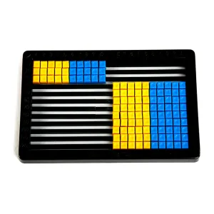 Abacus Learner Slatted 120 Beads 2Colour