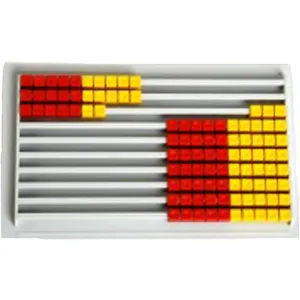 Abacus Learner Solid 100 Beads 2Colour