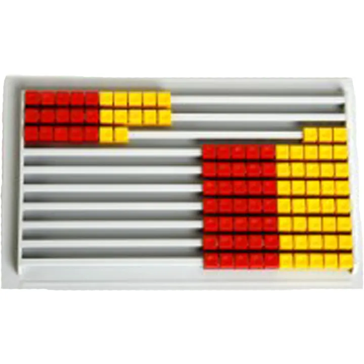 Abacus Learner Solid 100 Beads 2Colour