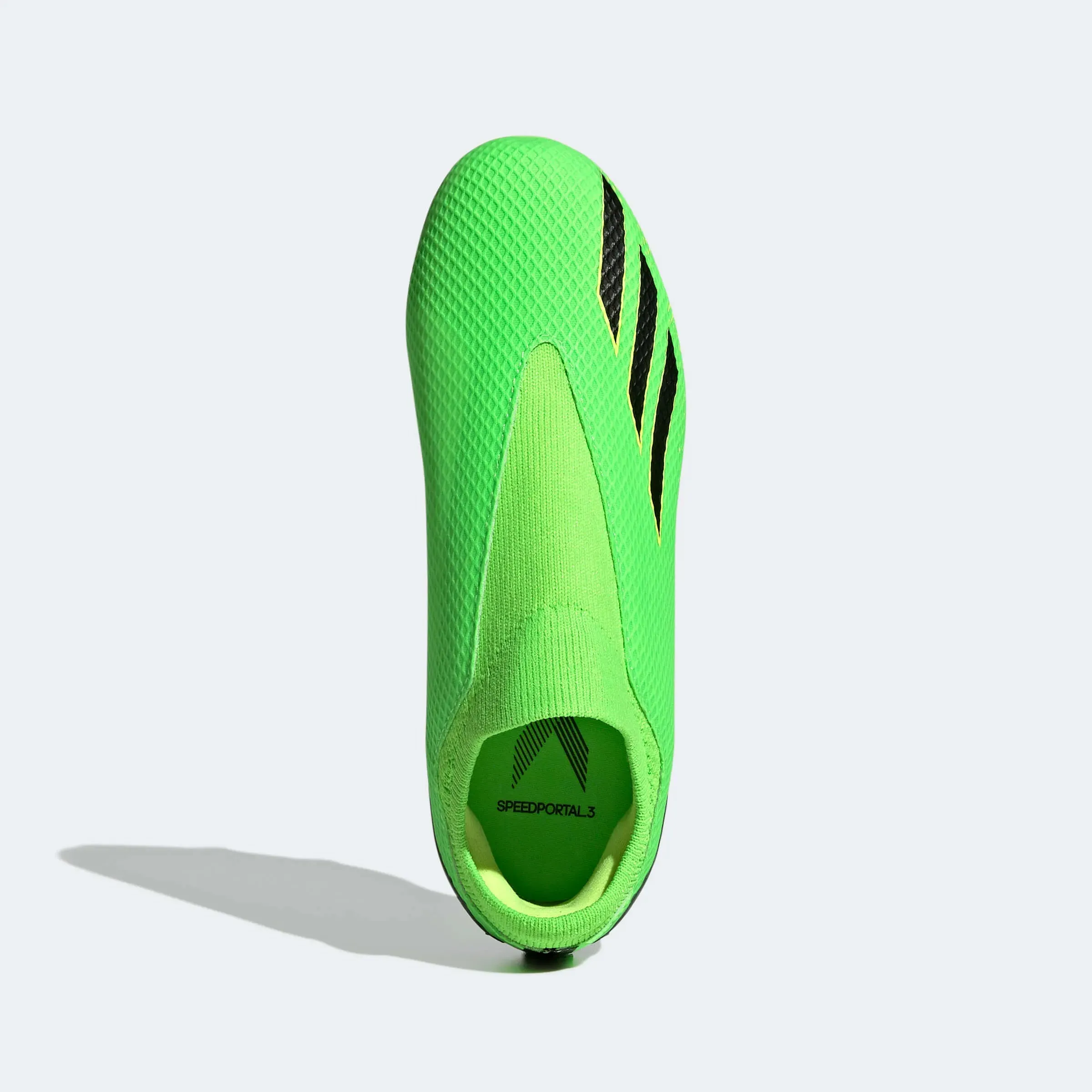 adidas JR X SpeedPortal .3 Laceless FG - Solar Green-Black