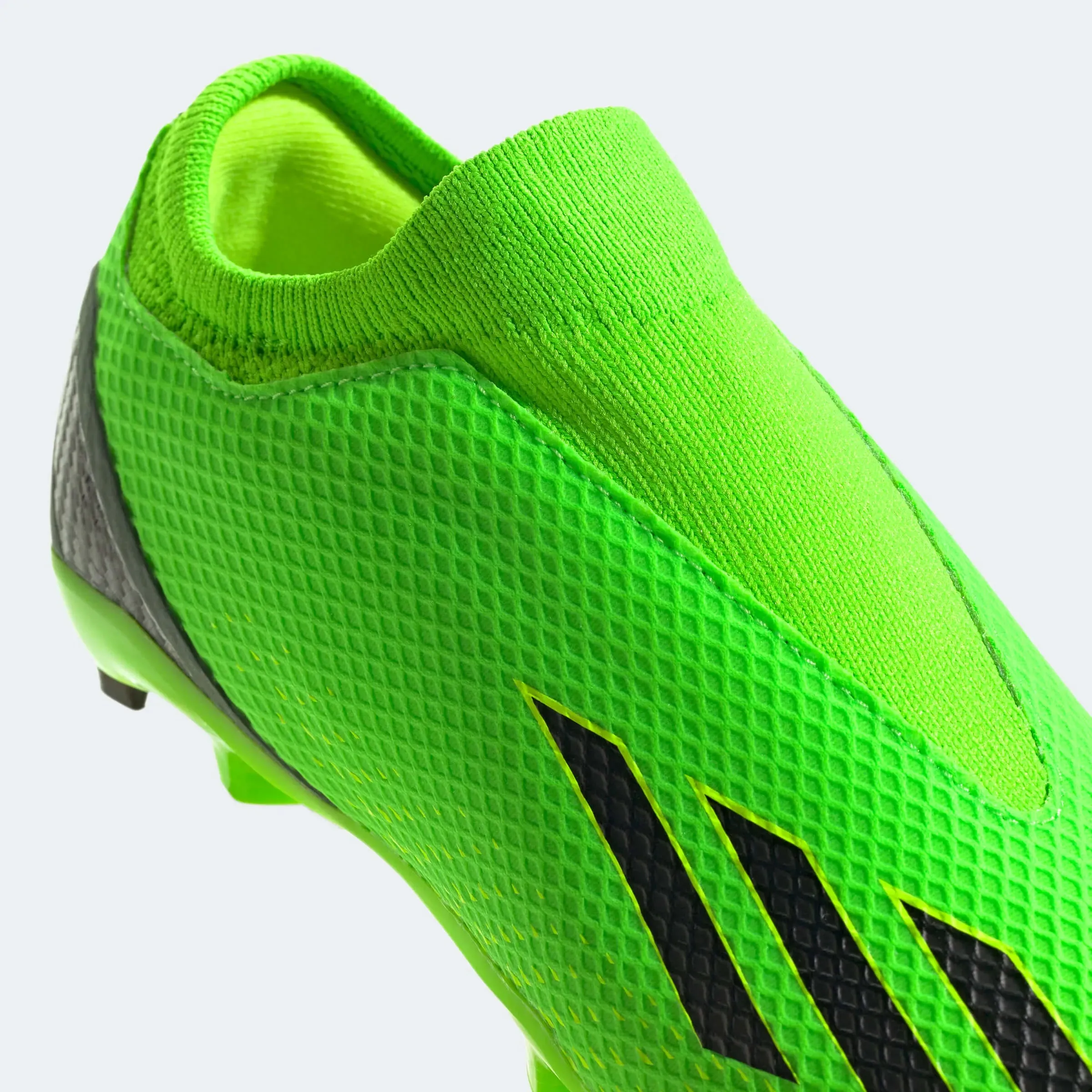 adidas JR X SpeedPortal .3 Laceless FG - Solar Green-Black