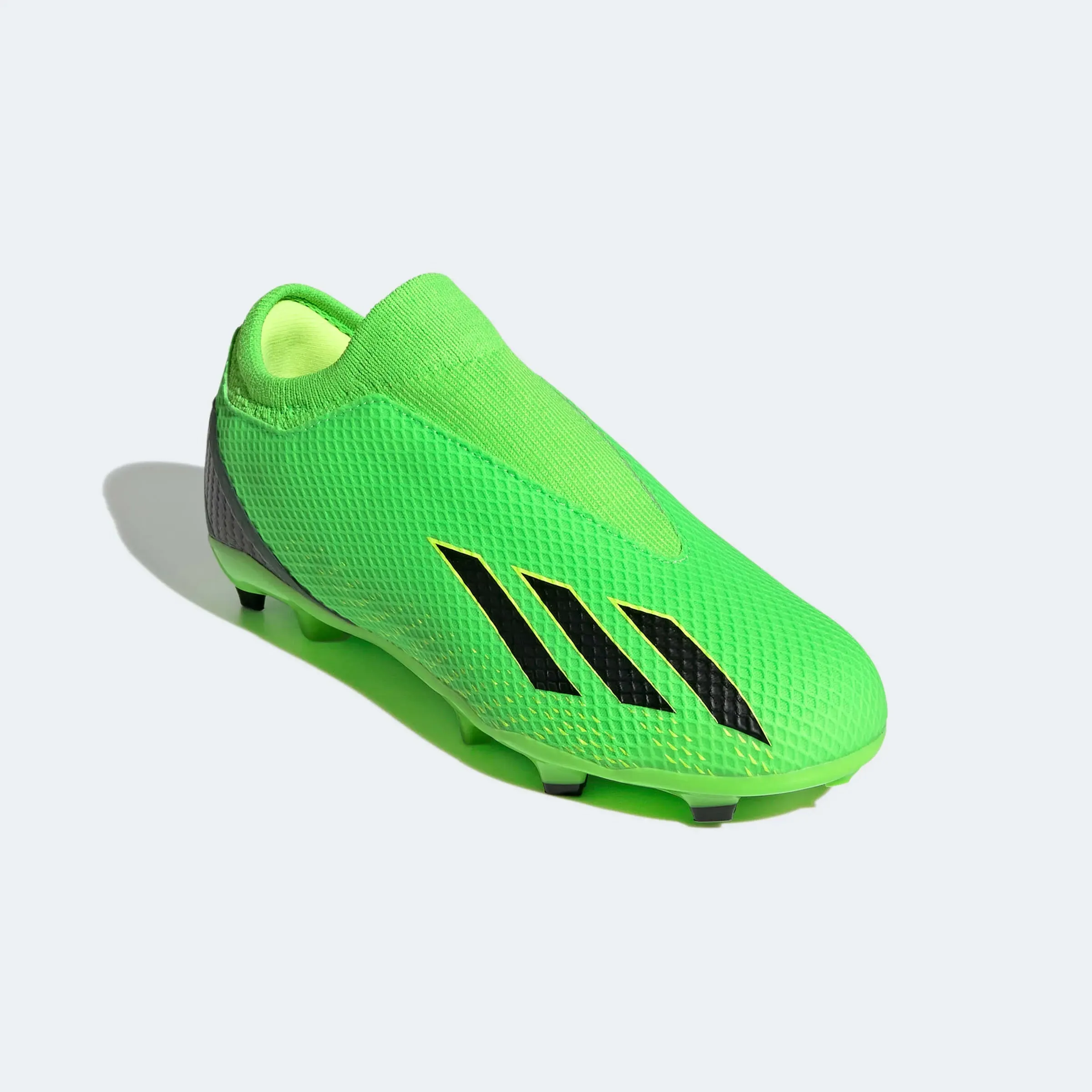 adidas JR X SpeedPortal .3 Laceless FG - Solar Green-Black