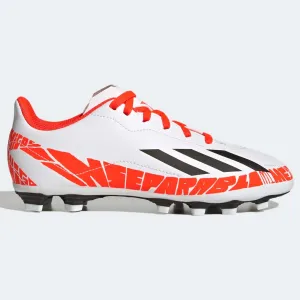 adidas Kids X SpeedPortal Messi .4 FG - White-Black-Solar Red