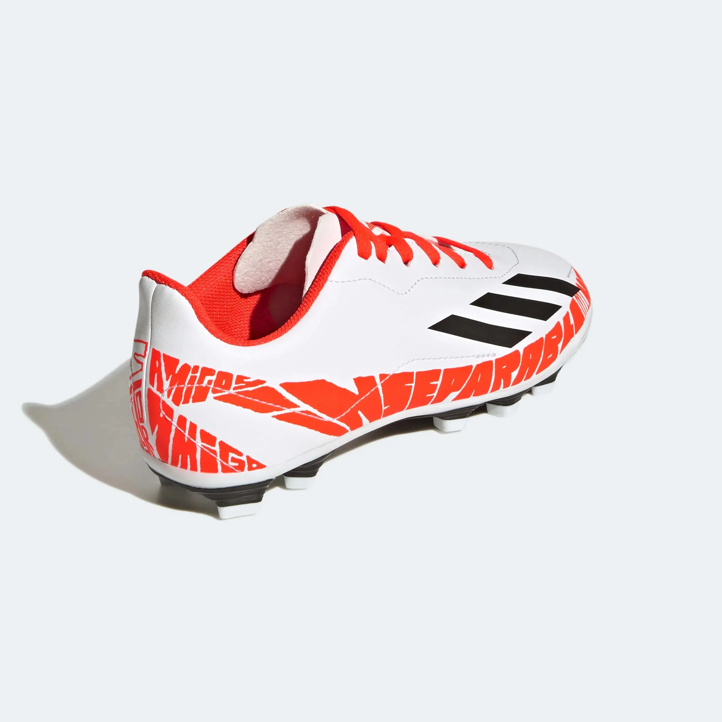 adidas Kids X SpeedPortal Messi .4 FG - White-Black-Solar Red