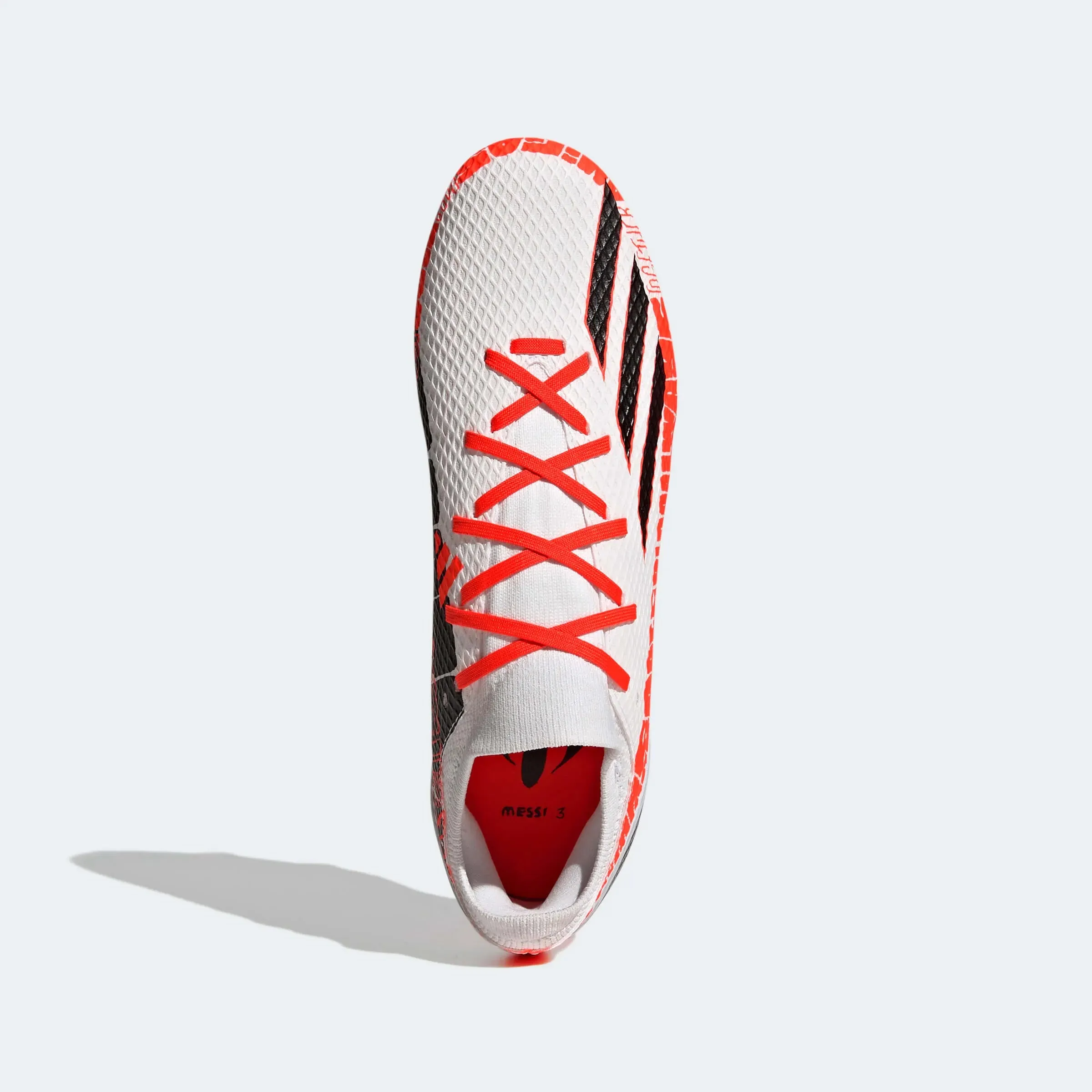 adidas X Speedportal Messi.3 FG - White-Solar Red
