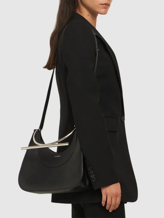 Alexander McQueen   Cross Bar leather hobo bag 
