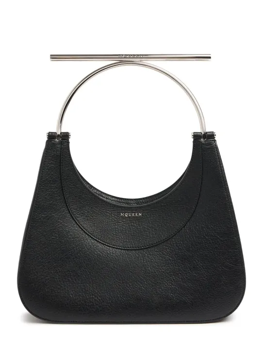Alexander McQueen   Cross Bar leather hobo bag 