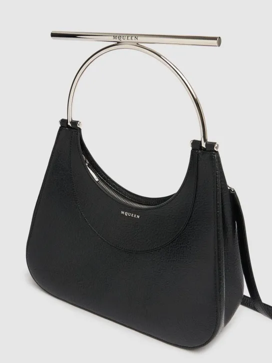 Alexander McQueen   Cross Bar leather hobo bag 
