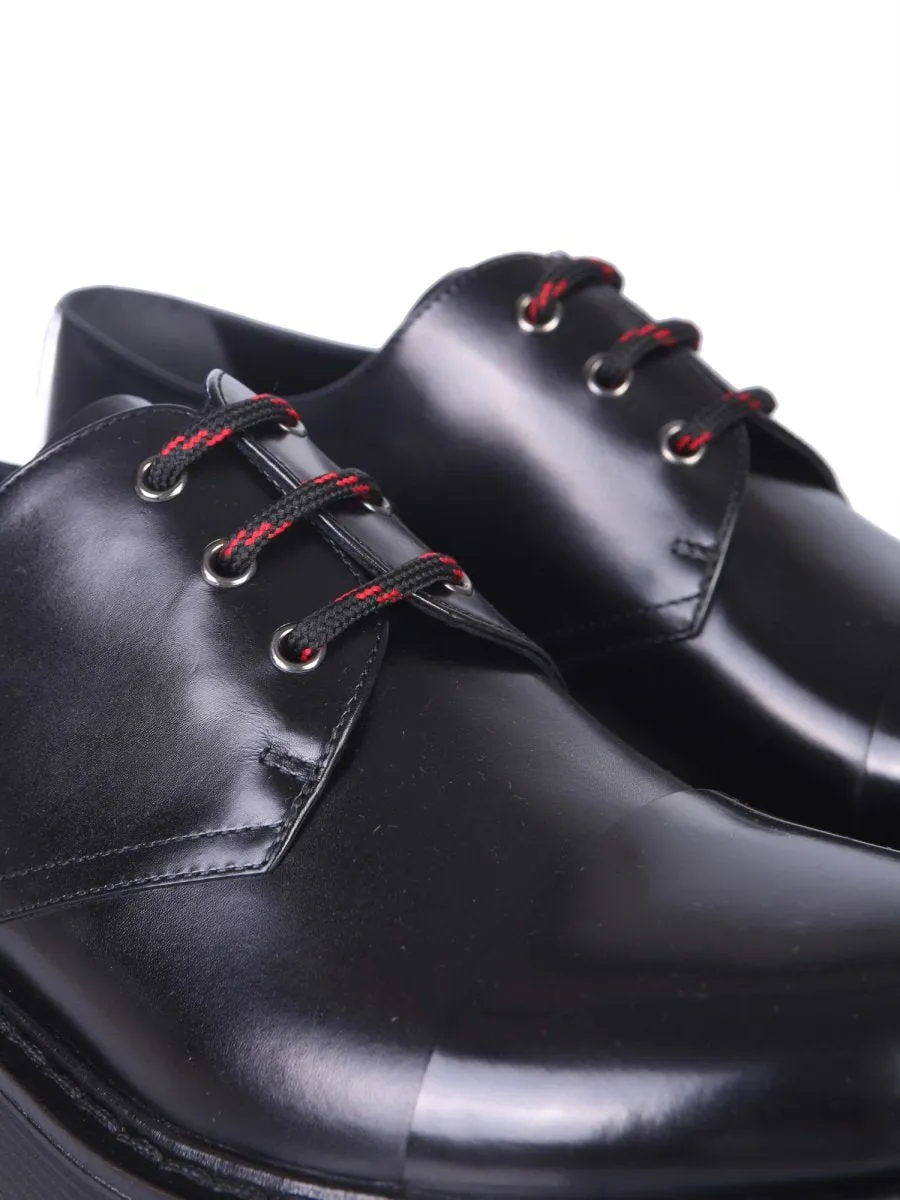 Alexander McQueen Round Toe Derby Shoes