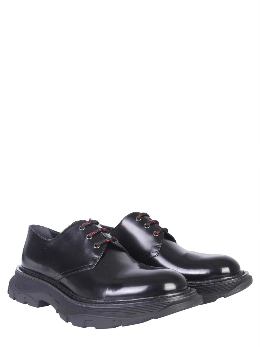 Alexander McQueen Round Toe Derby Shoes