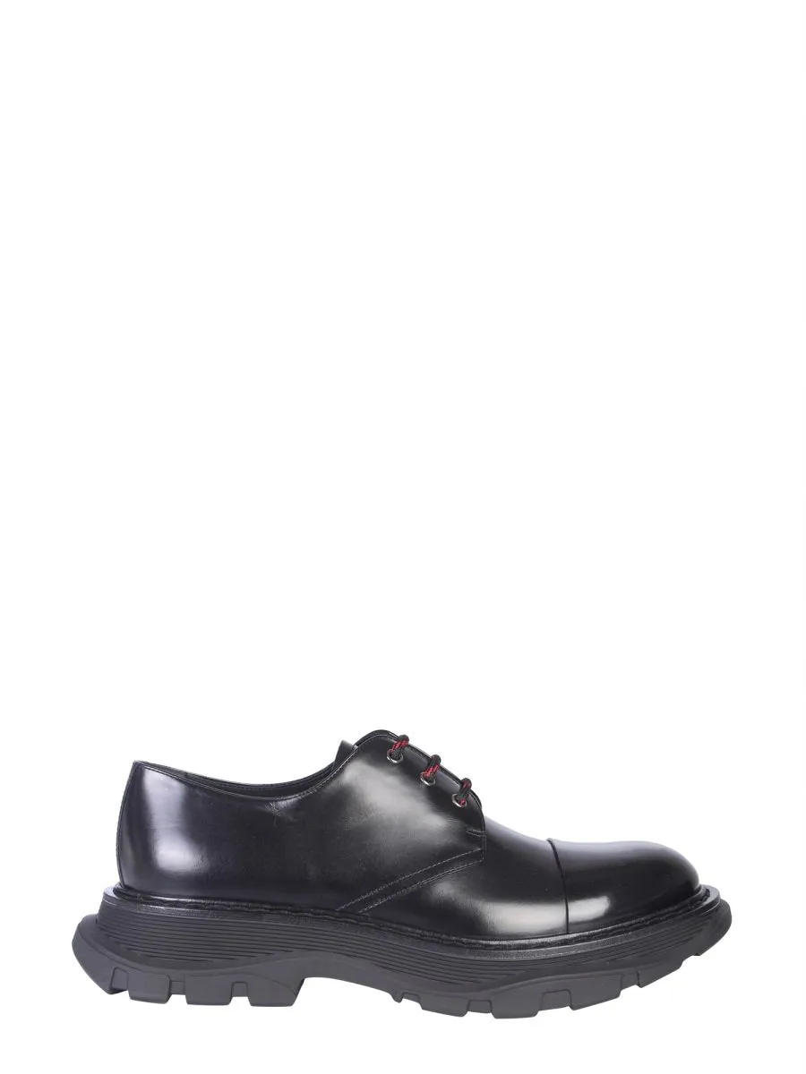 Alexander McQueen Round Toe Derby Shoes