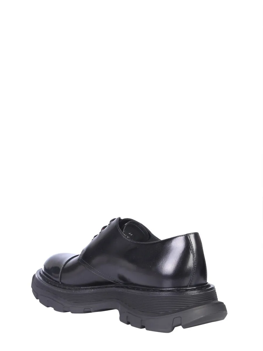 Alexander McQueen Round Toe Derby Shoes