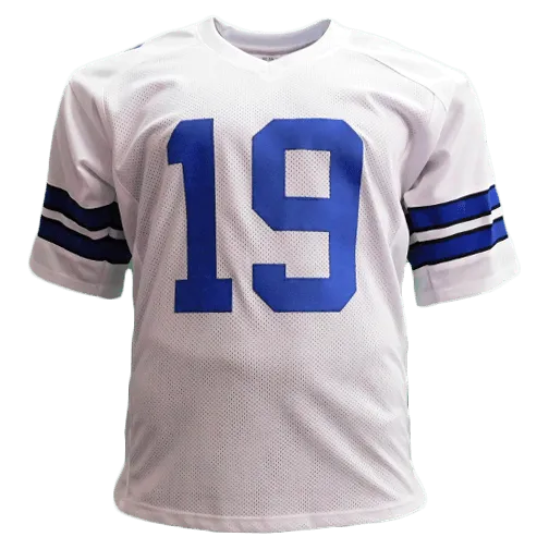 Amari Cooper Signed Dallas White Football Jersey (JSA)
