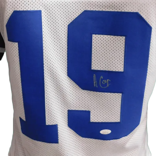 Amari Cooper Signed Dallas White Football Jersey (JSA)