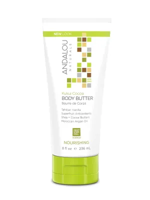 Andalou Kukui Cocoa Nourishing Body Butter, 236ml