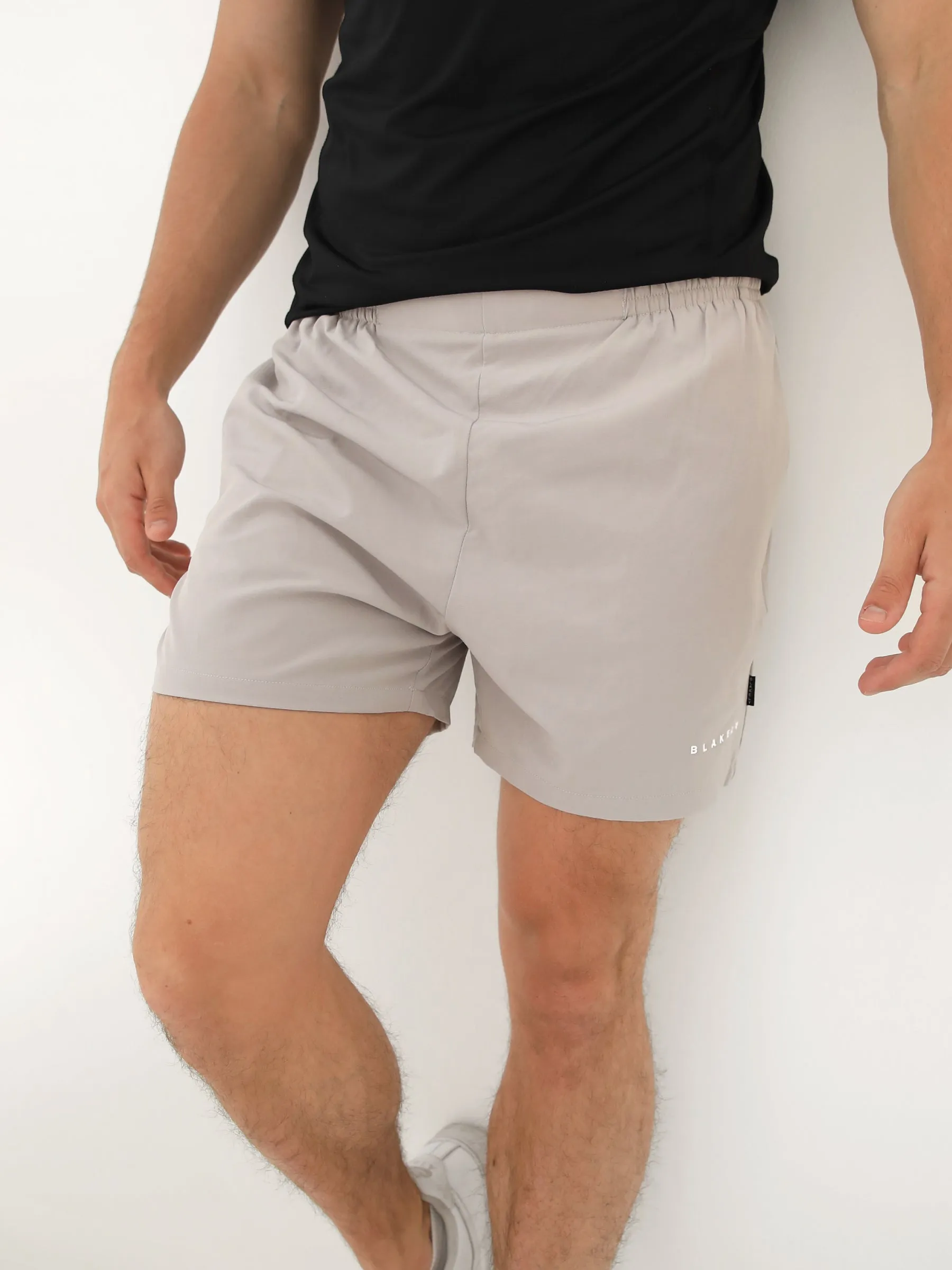 Apex Gym Shorts - Light Grey