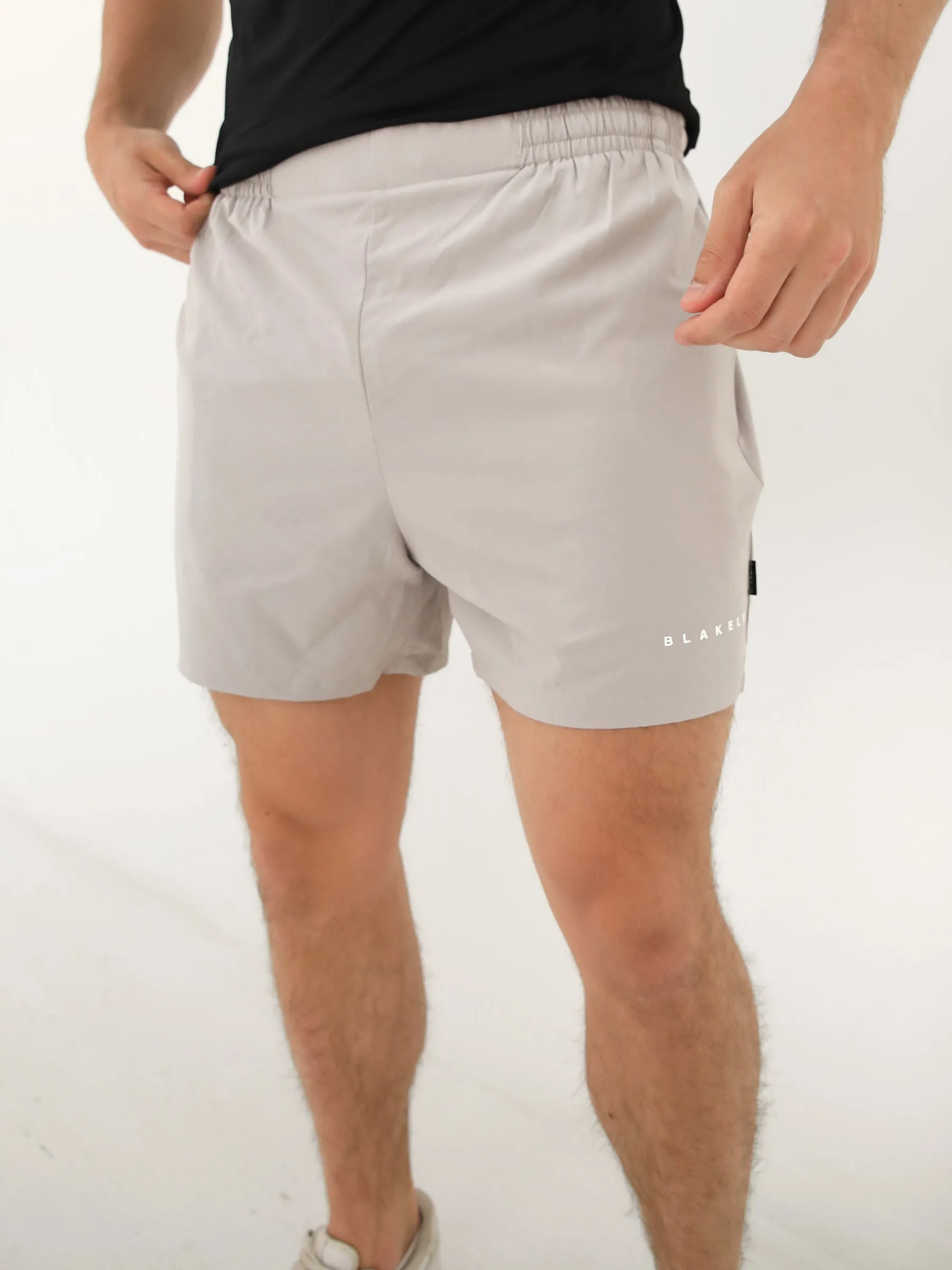 Apex Gym Shorts - Light Grey