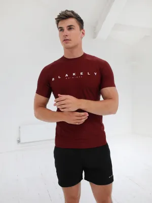 Apex Gym T-Shirt - Burgundy