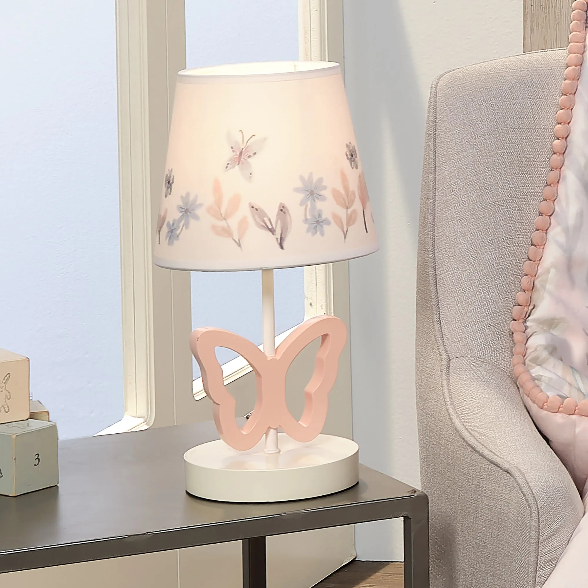 Baby Blooms Lamp with Shade & Bulb