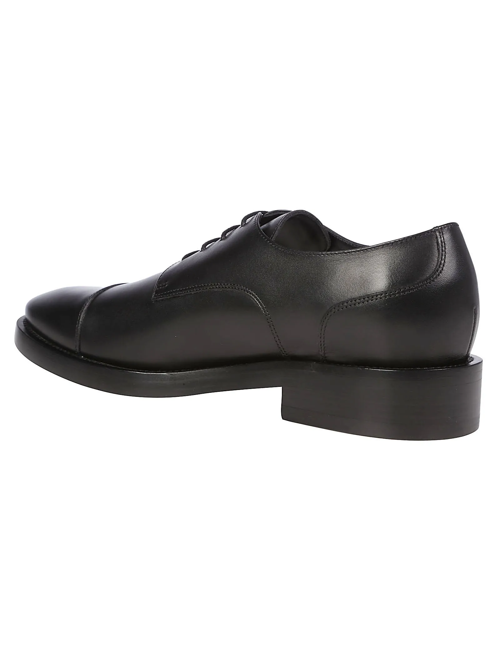 Balenciaga Logo Print Derby Shoes