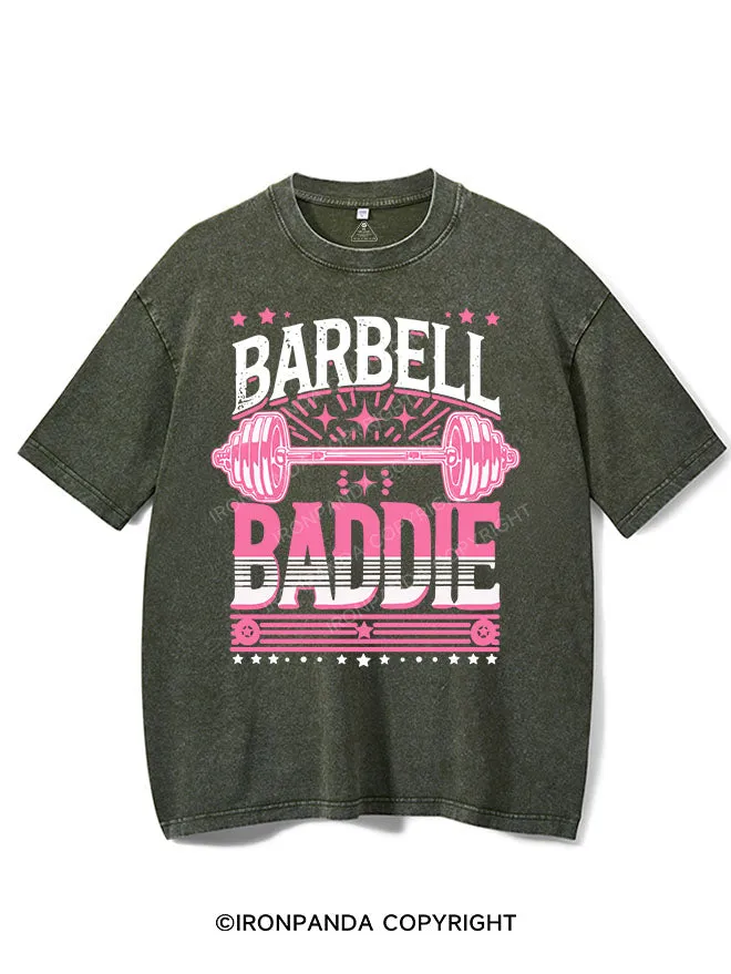 BARBELL BADDIE VINTAGE GYM SHIRT