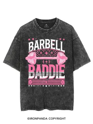 BARBELL BADDIE VINTAGE GYM SHIRT