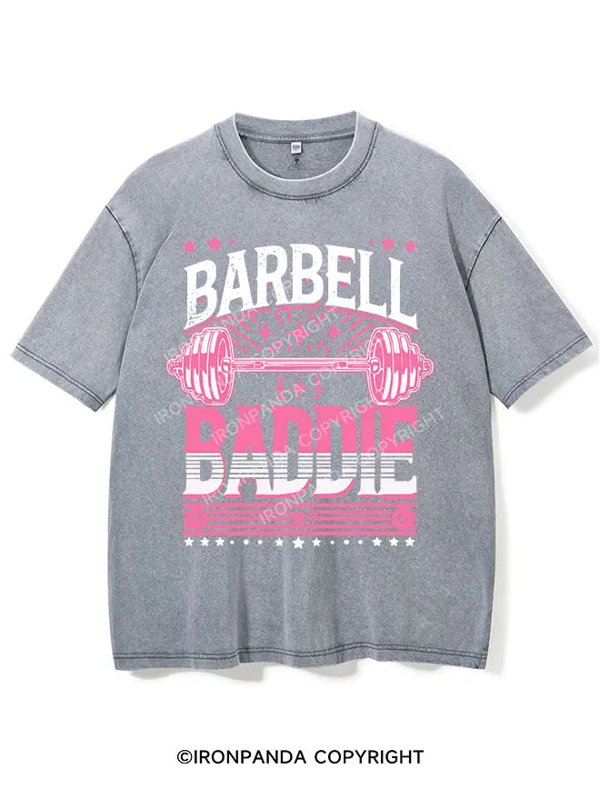 BARBELL BADDIE VINTAGE GYM SHIRT