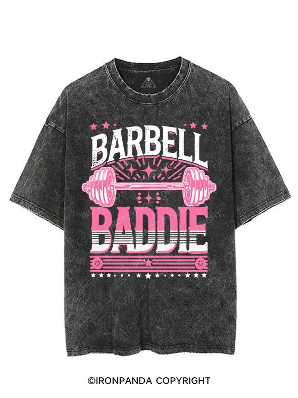 BARBELL BADDIE VINTAGE GYM SHIRT