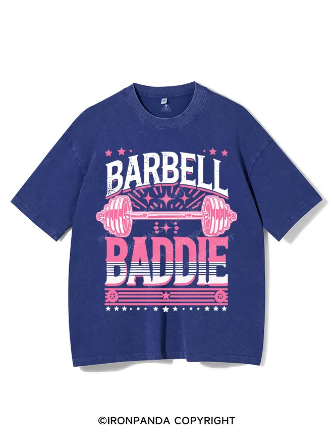 BARBELL BADDIE VINTAGE GYM SHIRT