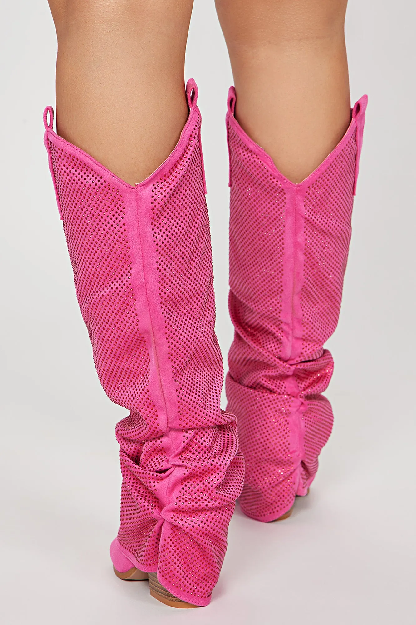 Barbie Cowgirl Knee High Boots - Pink