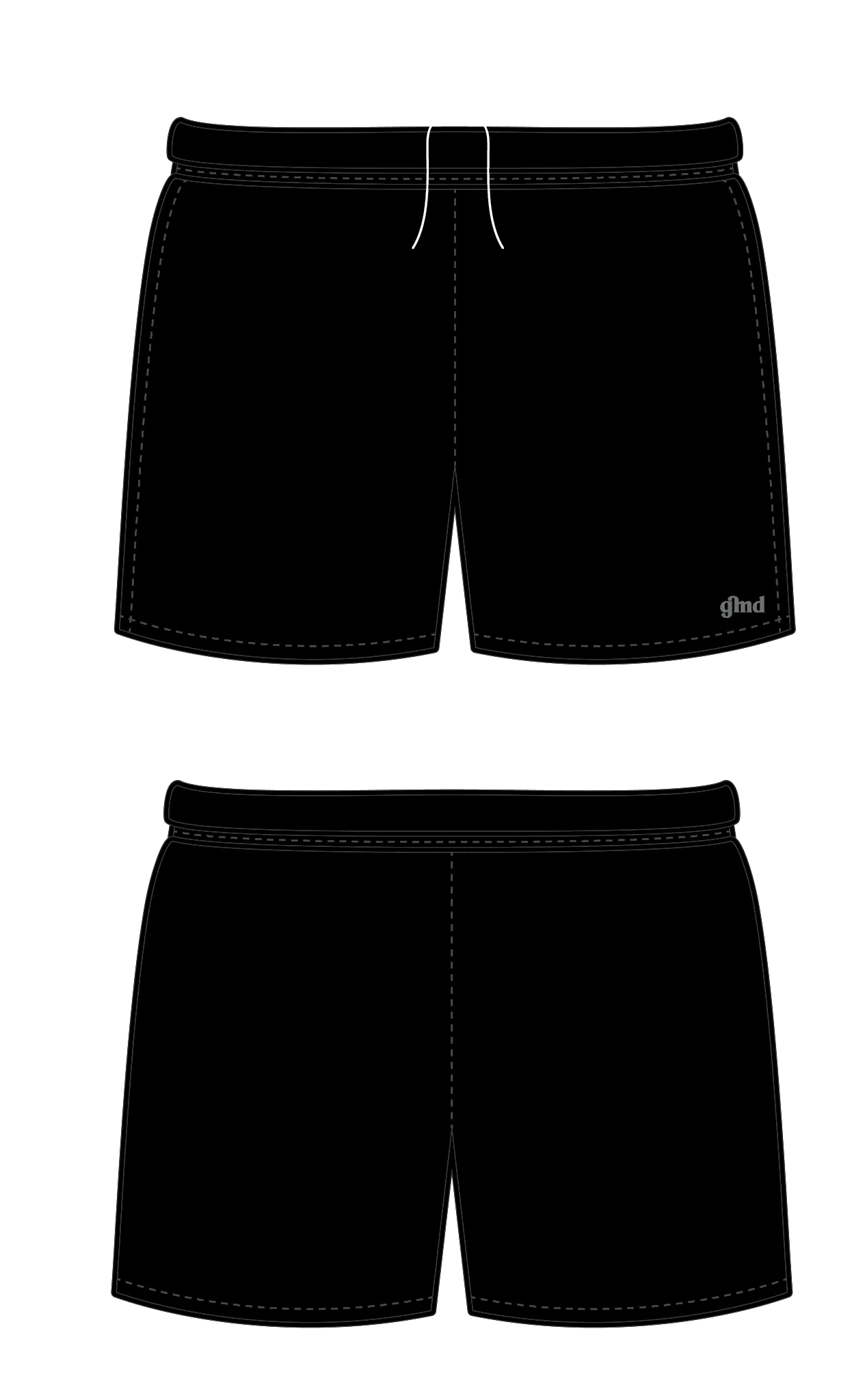 Black Boys Gym Shorts