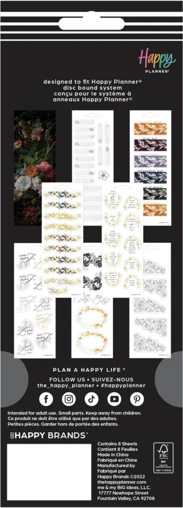 Bold Baroque - 8 Sticker Sheets