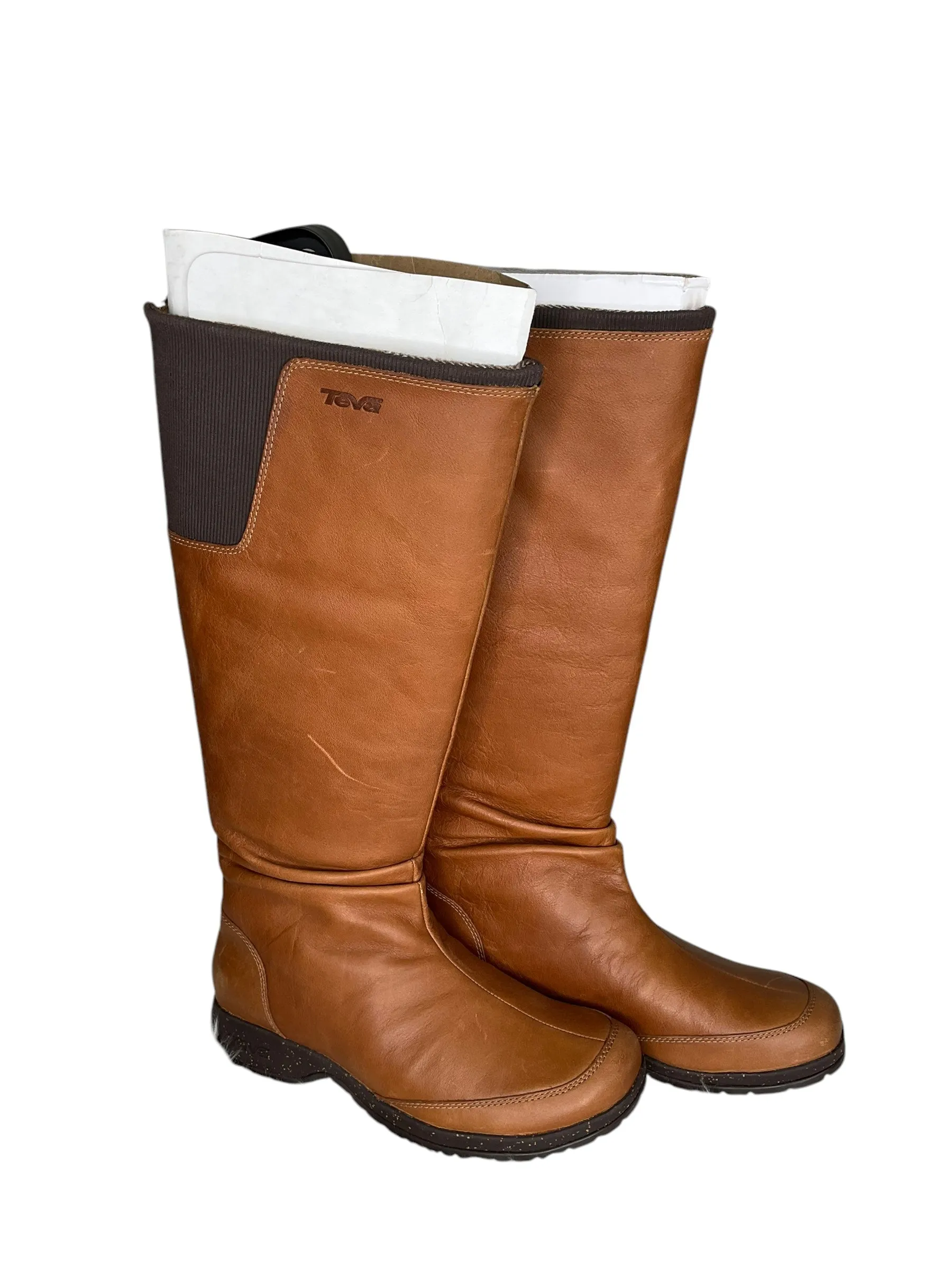 Boots Knee Flats By Teva In Brown, Size: 8.5