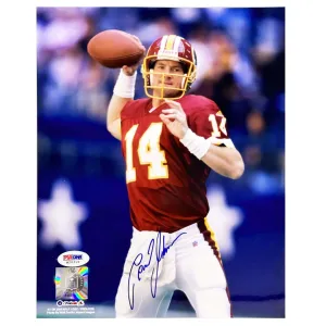 Brad Johnson Signed Washington Pose 1 Football 8x10 Photo (PSA)