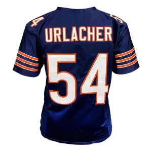 Brian Urlacher Unsigned Chicago Blue Football Jersey