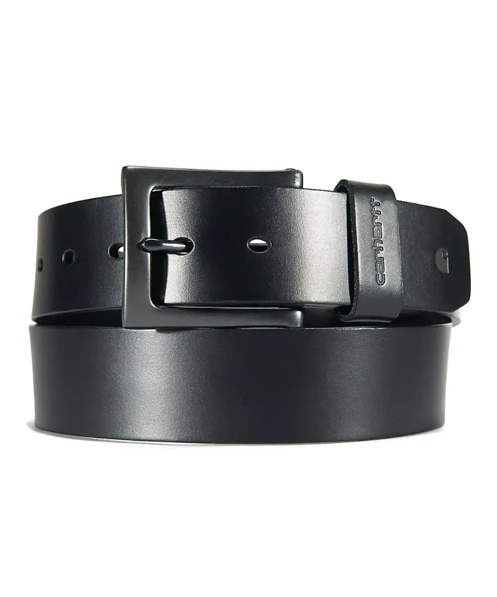Carhartt Anvil Leather Belt - Black