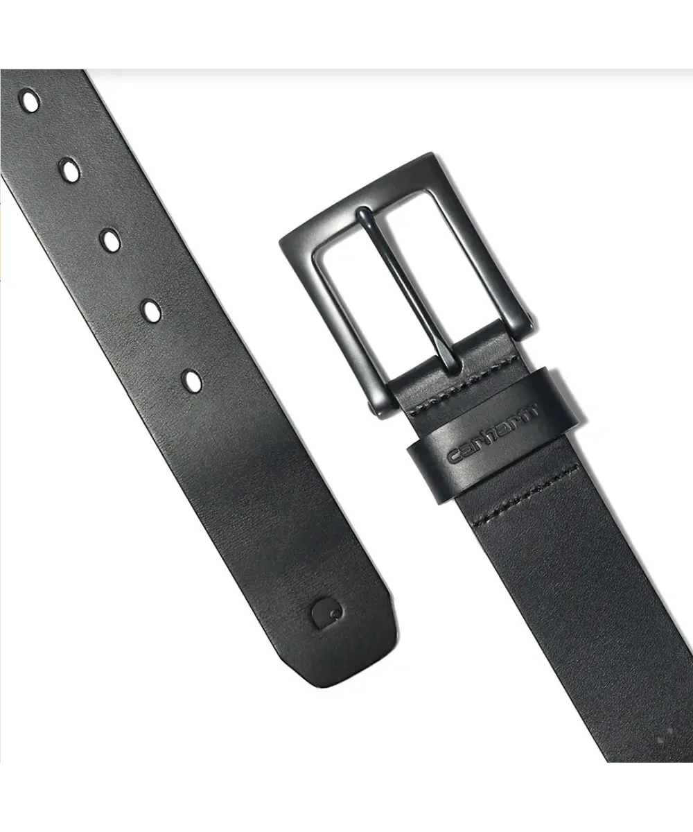 Carhartt Anvil Leather Belt - Black