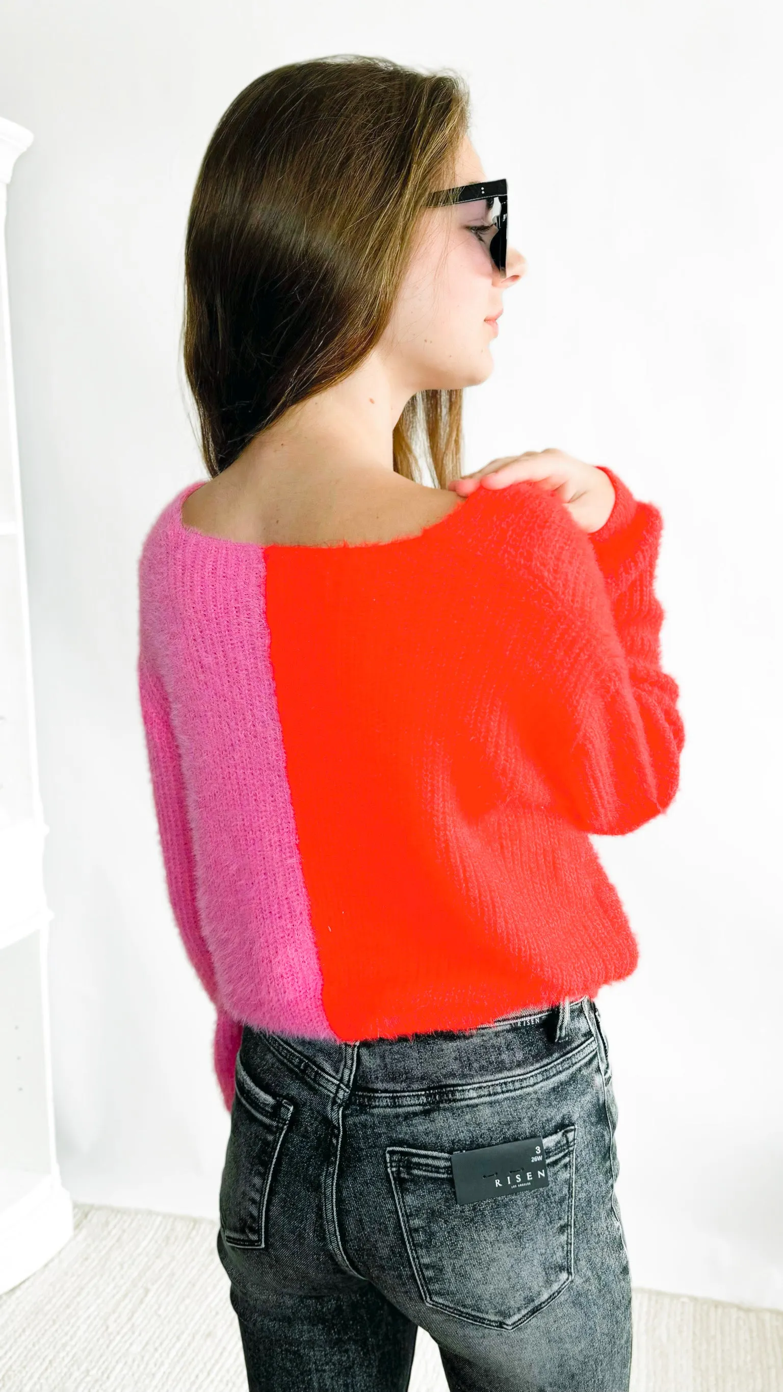 Cherry Blossom Intertwined Sweater