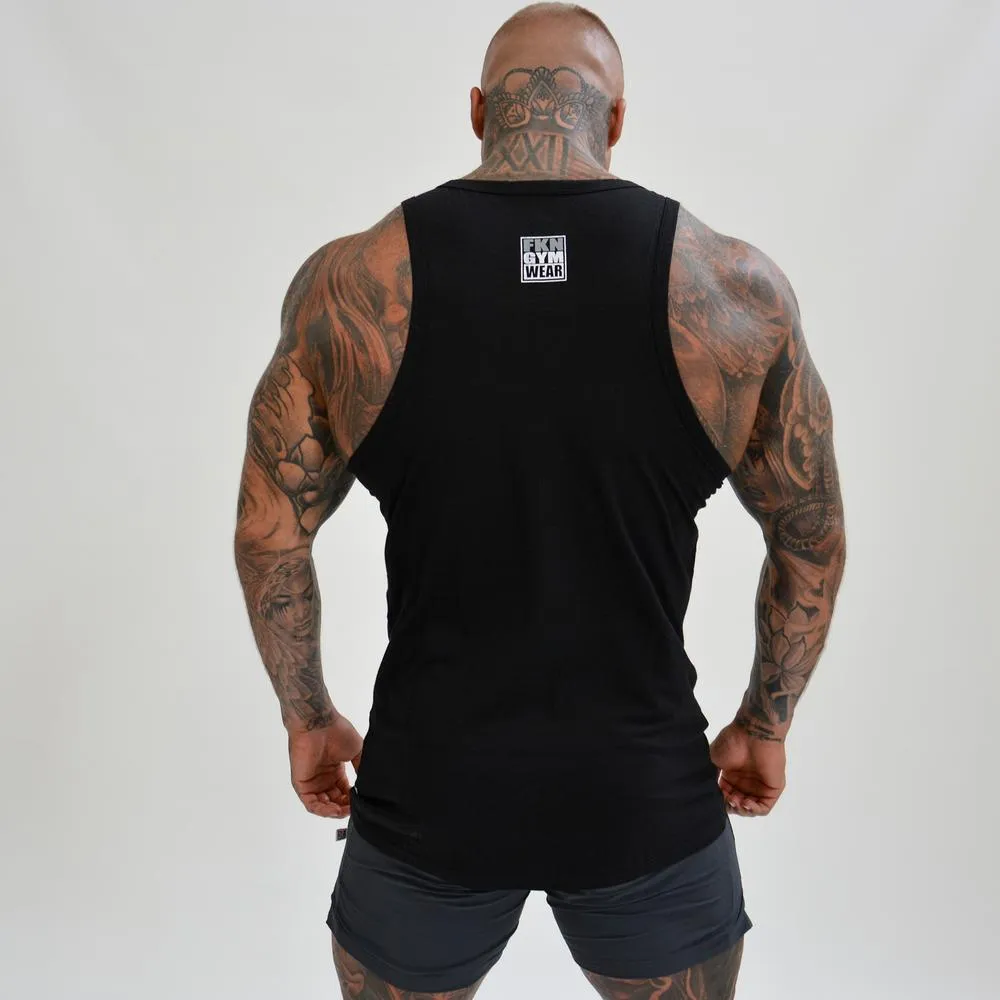 Conquer | Men's Classic Gym Singlet | Black