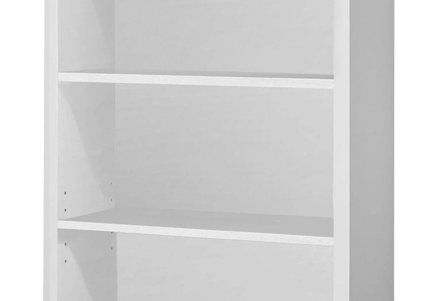 Derby 4-Shelf Bookcase - White
