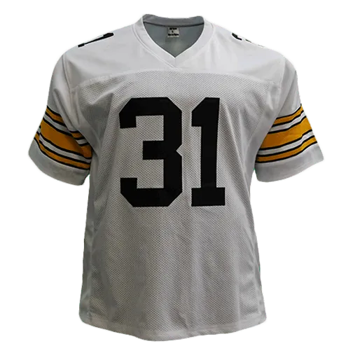 Donnie Shell Pittsburgh Steelers Autographed Football Jersey White (JSA)