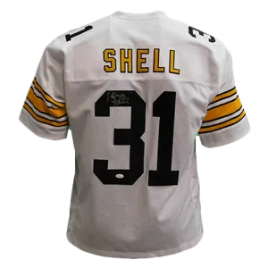 Donnie Shell Pittsburgh Steelers Autographed Football Jersey White (JSA)