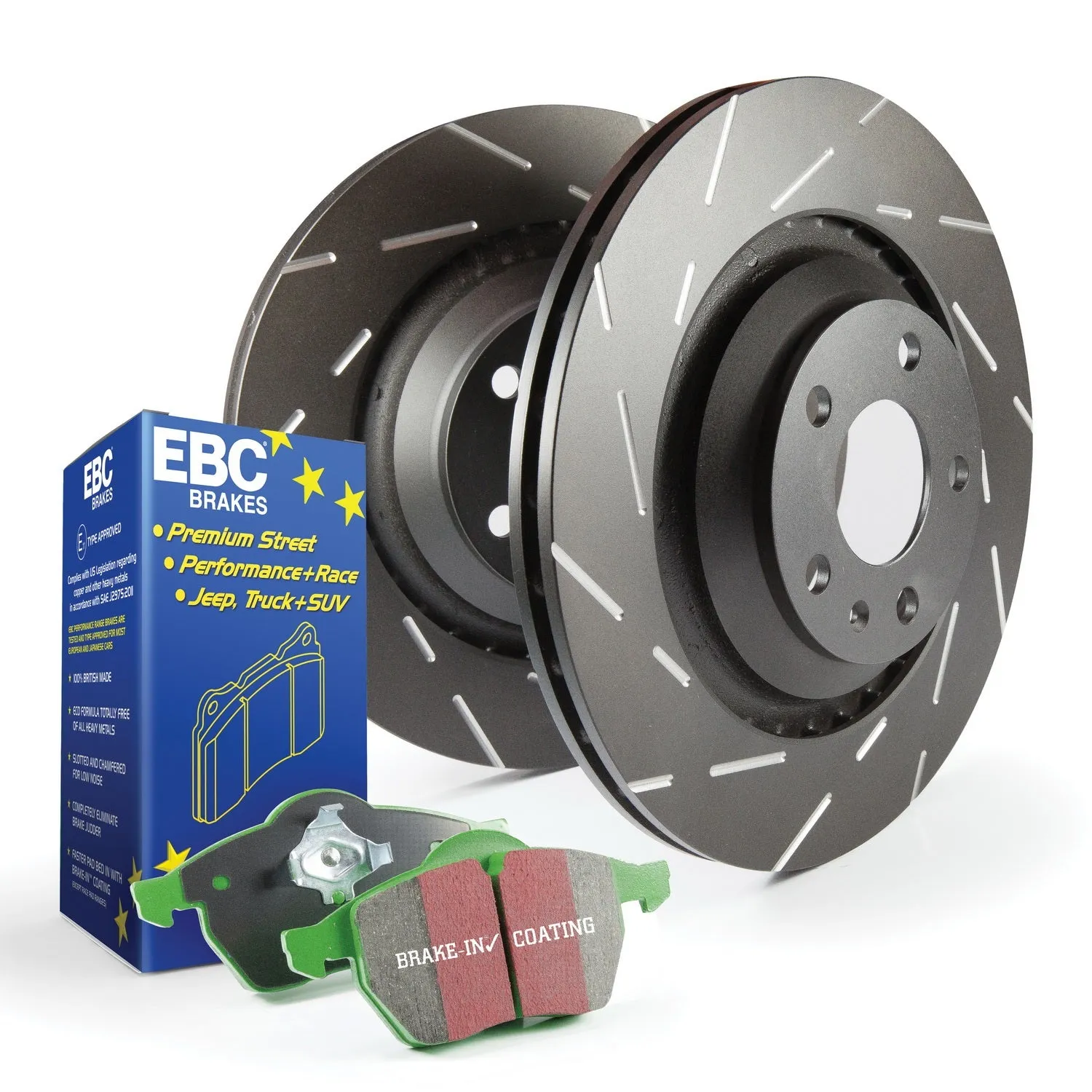 EBC Brakes S2KR2359 S2 Kits Greenstuff 2000 and USR Rotors