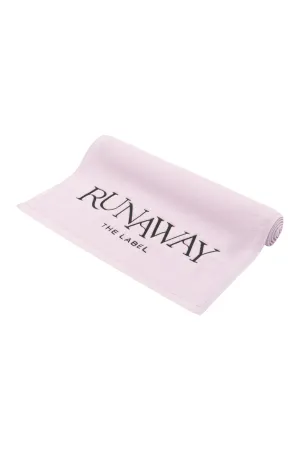 EMBROIDERED GYM TOWEL - LIGHT PINK