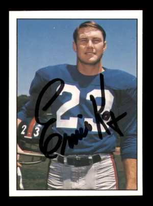 Ernie Koy Autographed 1981 TCMA Card #23 New York Giants SKU #219132