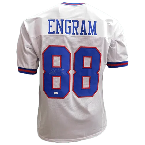 Evan Engram Autographed Pro Style Football Jersey Color Rush (JSA)