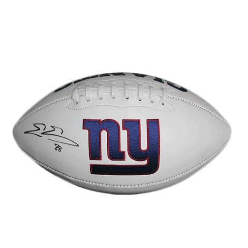 Evan Engram New York Giants Logo Full Size Football Autographed (JSA)